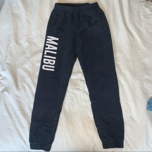 blue MALIBU brandy melville/john galt sweatpants